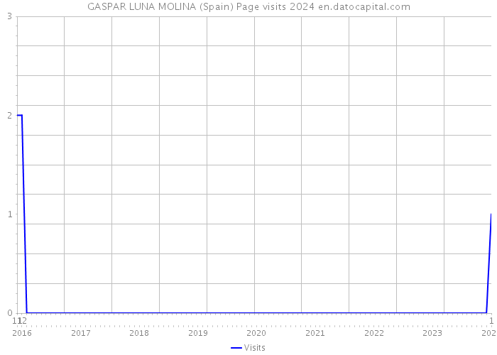 GASPAR LUNA MOLINA (Spain) Page visits 2024 