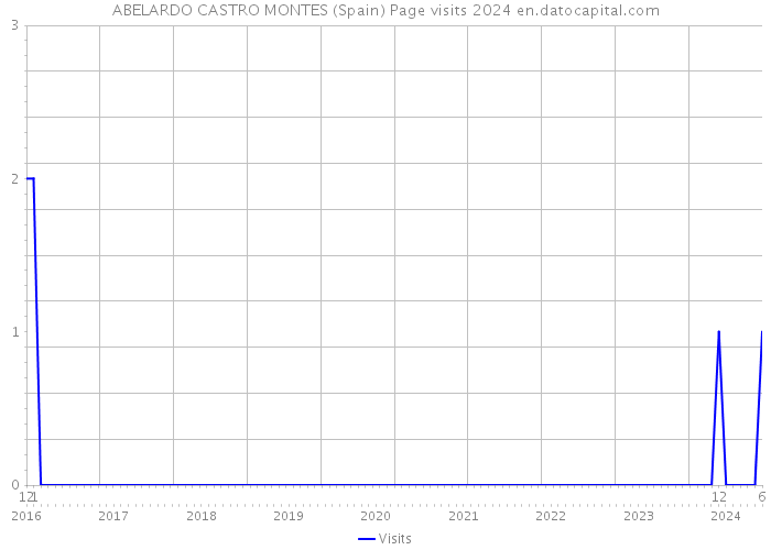 ABELARDO CASTRO MONTES (Spain) Page visits 2024 