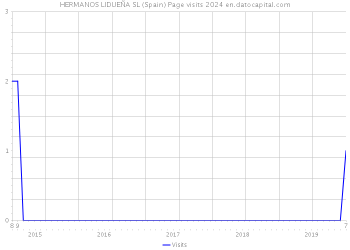 HERMANOS LIDUEÑA SL (Spain) Page visits 2024 