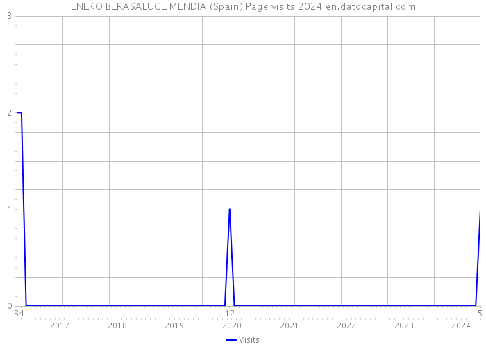 ENEKO BERASALUCE MENDIA (Spain) Page visits 2024 