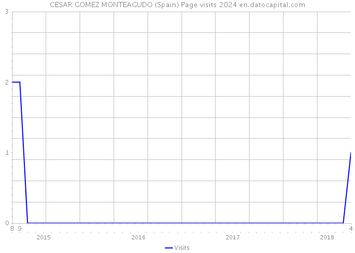 CESAR GOMEZ MONTEAGUDO (Spain) Page visits 2024 