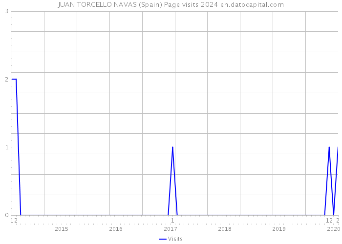 JUAN TORCELLO NAVAS (Spain) Page visits 2024 