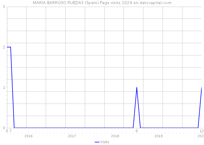MARIA BARROSO RUEDAS (Spain) Page visits 2024 