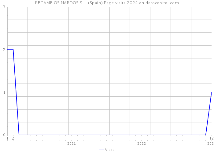 RECAMBIOS NARDOS S.L. (Spain) Page visits 2024 