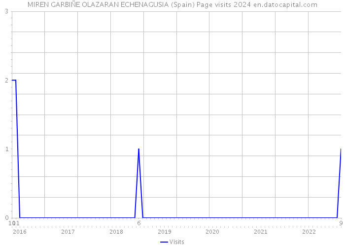 MIREN GARBIÑE OLAZARAN ECHENAGUSIA (Spain) Page visits 2024 