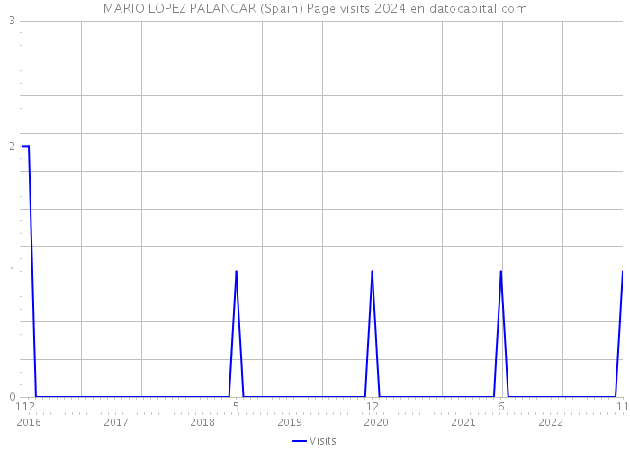 MARIO LOPEZ PALANCAR (Spain) Page visits 2024 