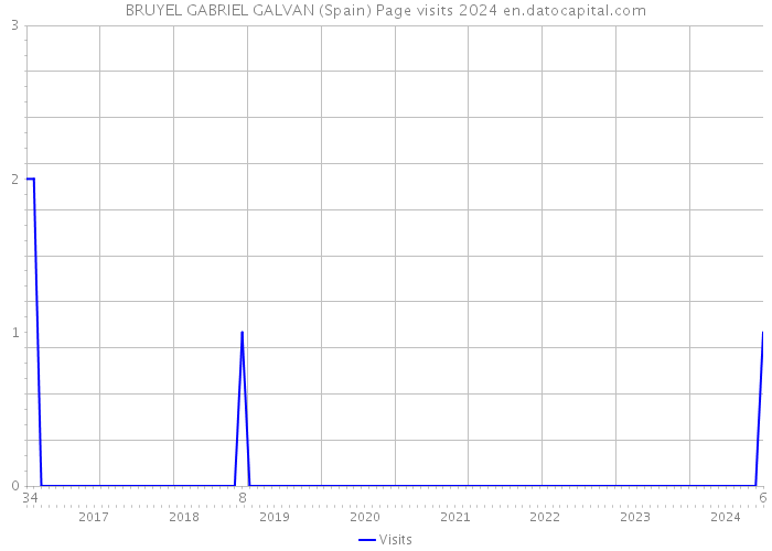BRUYEL GABRIEL GALVAN (Spain) Page visits 2024 