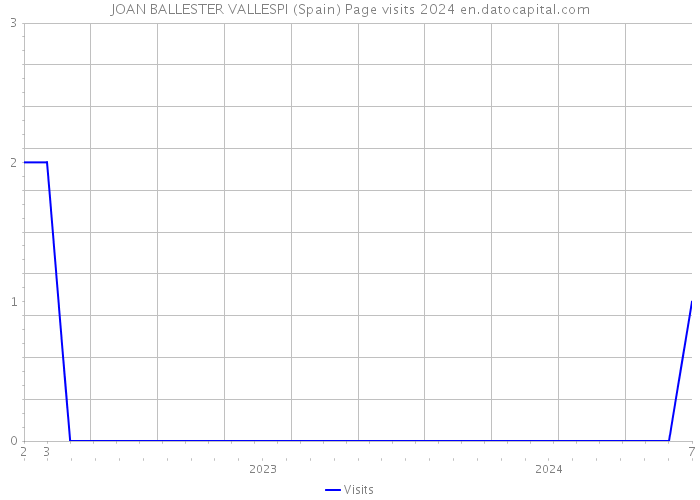 JOAN BALLESTER VALLESPI (Spain) Page visits 2024 