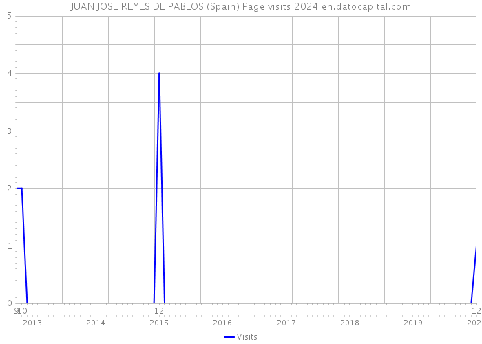 JUAN JOSE REYES DE PABLOS (Spain) Page visits 2024 
