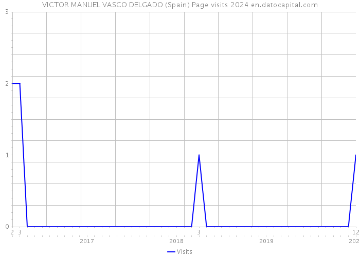 VICTOR MANUEL VASCO DELGADO (Spain) Page visits 2024 
