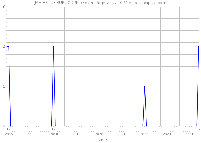 JAVIER LUS BURUGORRI (Spain) Page visits 2024 