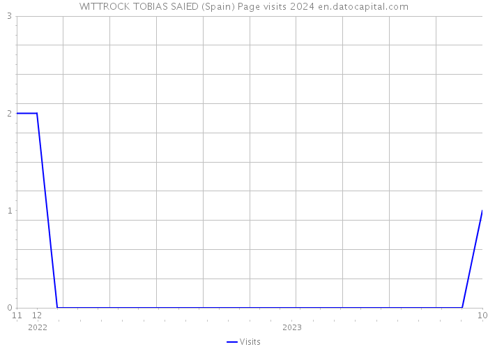 WITTROCK TOBIAS SAIED (Spain) Page visits 2024 