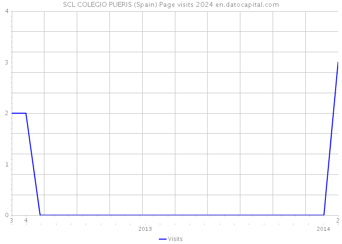 SCL COLEGIO PUERIS (Spain) Page visits 2024 