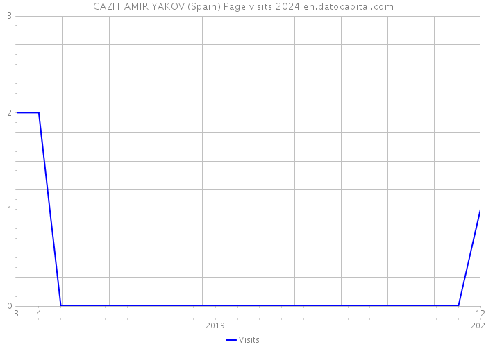 GAZIT AMIR YAKOV (Spain) Page visits 2024 