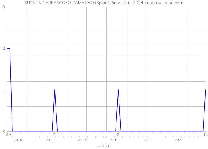 SUSANA CARRASCOSO CAMACHO (Spain) Page visits 2024 