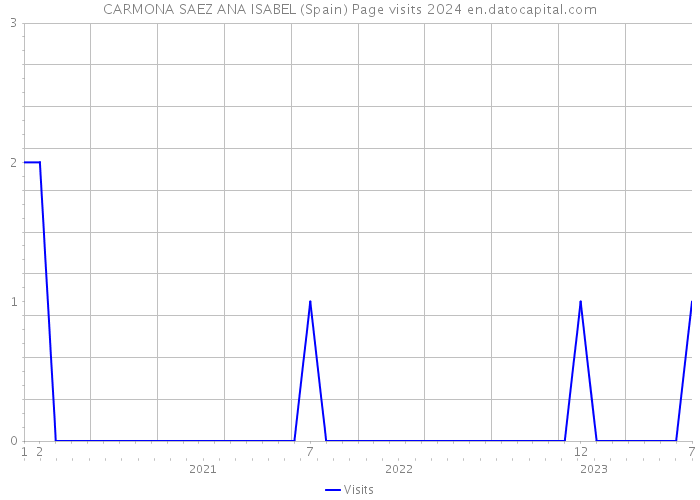 CARMONA SAEZ ANA ISABEL (Spain) Page visits 2024 