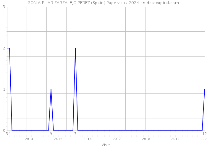 SONIA PILAR ZARZALEJO PEREZ (Spain) Page visits 2024 