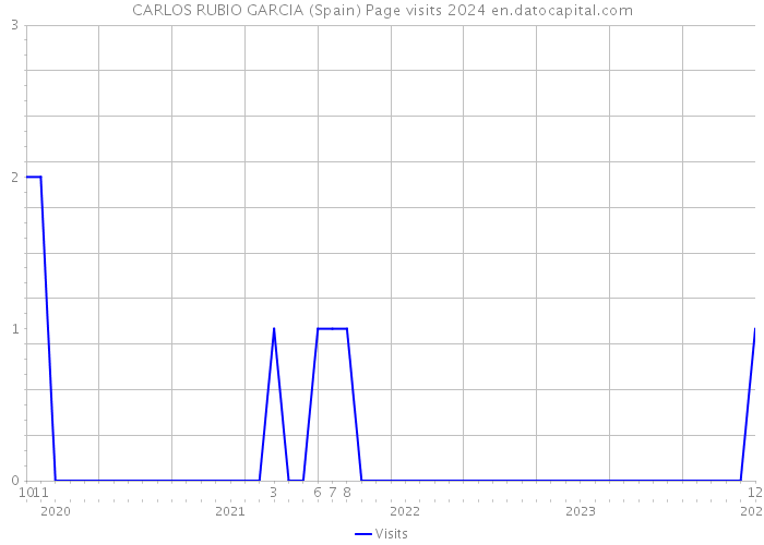 CARLOS RUBIO GARCIA (Spain) Page visits 2024 