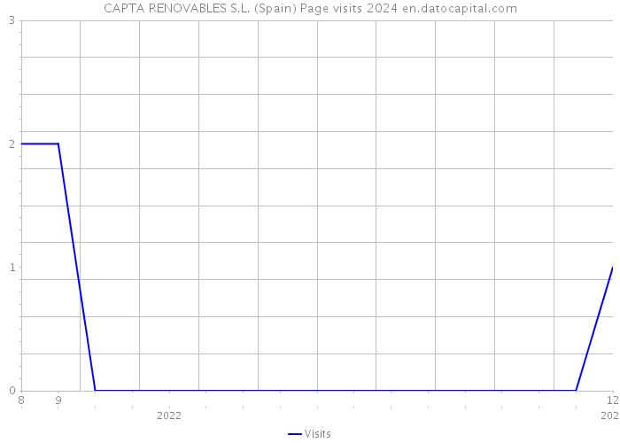 CAPTA RENOVABLES S.L. (Spain) Page visits 2024 