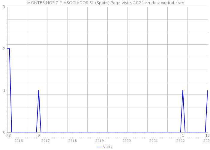  MONTESINOS 7 Y ASOCIADOS SL (Spain) Page visits 2024 