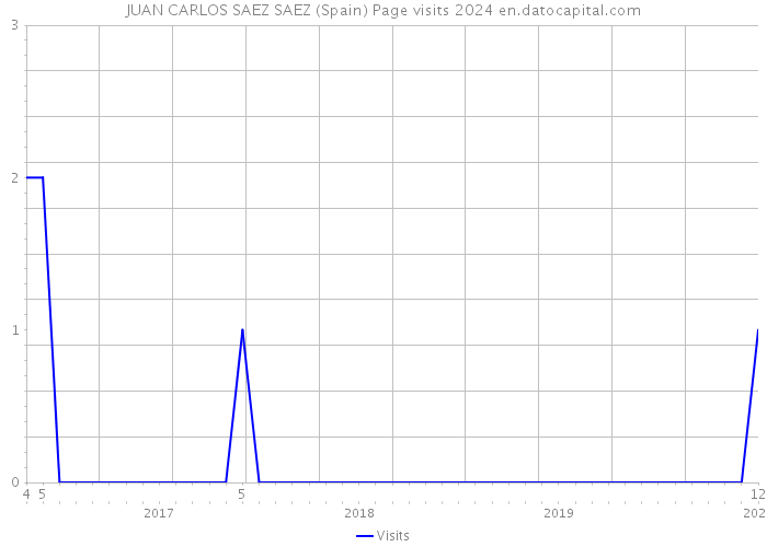 JUAN CARLOS SAEZ SAEZ (Spain) Page visits 2024 