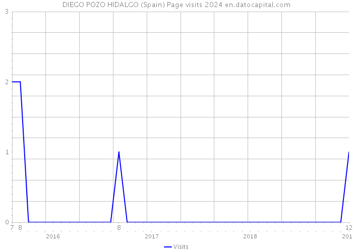 DIEGO POZO HIDALGO (Spain) Page visits 2024 