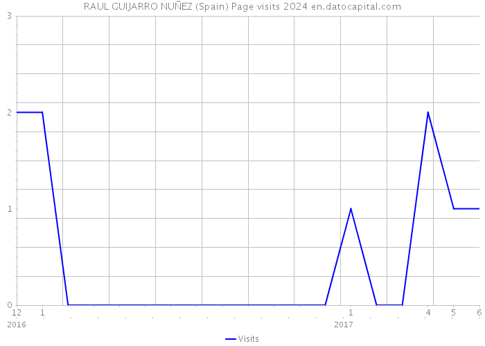 RAUL GUIJARRO NUÑEZ (Spain) Page visits 2024 