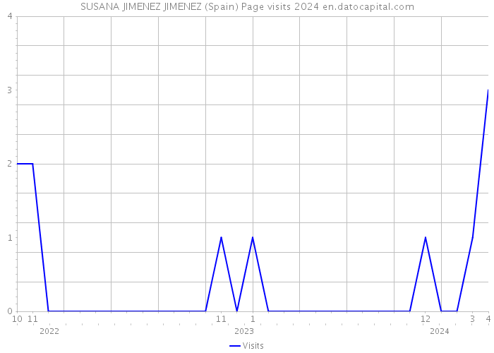 SUSANA JIMENEZ JIMENEZ (Spain) Page visits 2024 