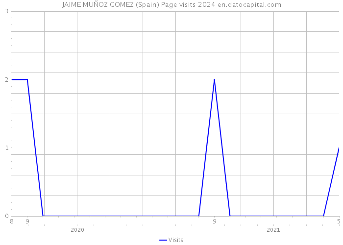 JAIME MUÑOZ GOMEZ (Spain) Page visits 2024 