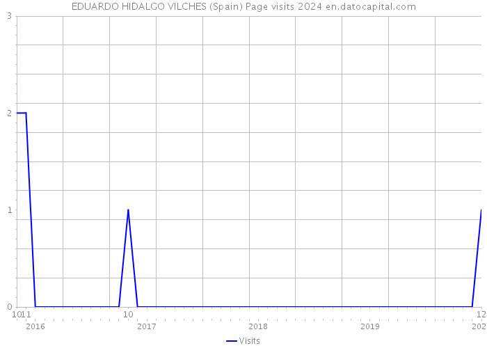 EDUARDO HIDALGO VILCHES (Spain) Page visits 2024 