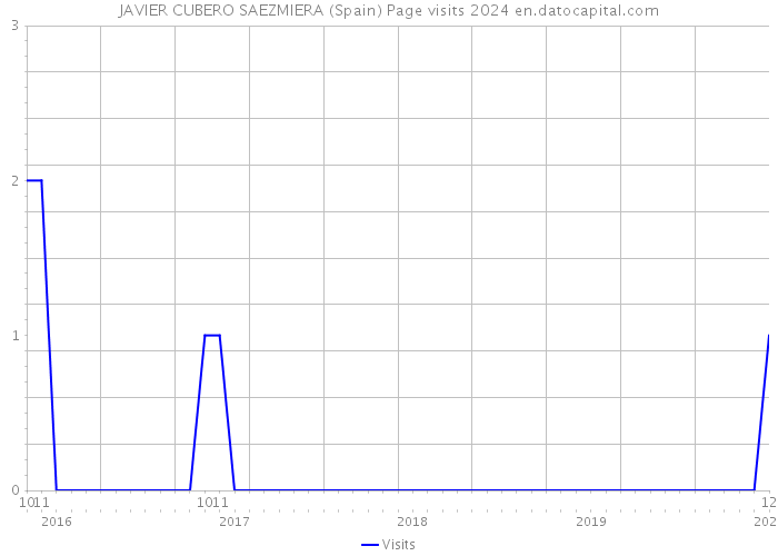 JAVIER CUBERO SAEZMIERA (Spain) Page visits 2024 