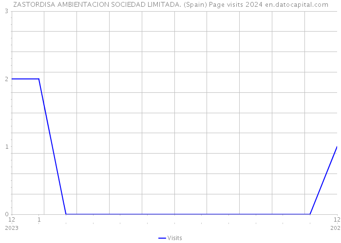 ZASTORDISA AMBIENTACION SOCIEDAD LIMITADA. (Spain) Page visits 2024 