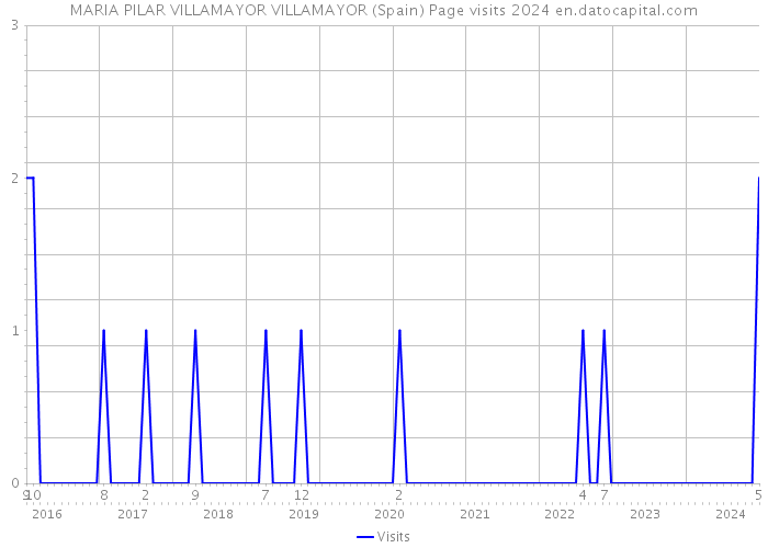 MARIA PILAR VILLAMAYOR VILLAMAYOR (Spain) Page visits 2024 
