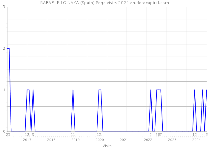 RAFAEL RILO NAYA (Spain) Page visits 2024 