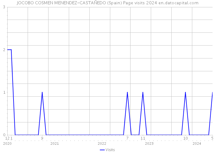 JOCOBO COSMEN MENENDEZ-CASTAÑEDO (Spain) Page visits 2024 