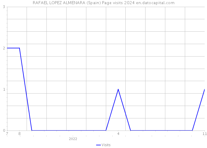 RAFAEL LOPEZ ALMENARA (Spain) Page visits 2024 