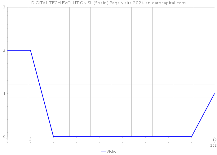 DIGITAL TECH EVOLUTION SL (Spain) Page visits 2024 