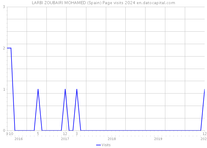 LARBI ZOUBAIRI MOHAMED (Spain) Page visits 2024 