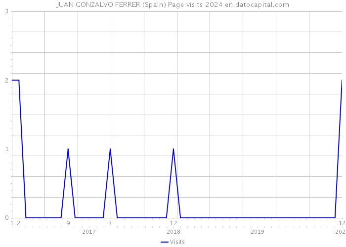 JUAN GONZALVO FERRER (Spain) Page visits 2024 
