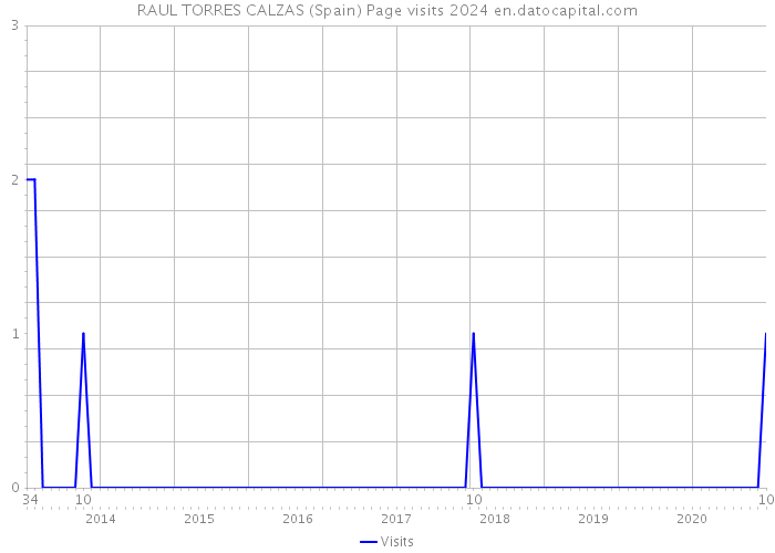 RAUL TORRES CALZAS (Spain) Page visits 2024 