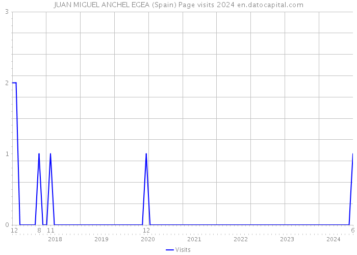 JUAN MIGUEL ANCHEL EGEA (Spain) Page visits 2024 