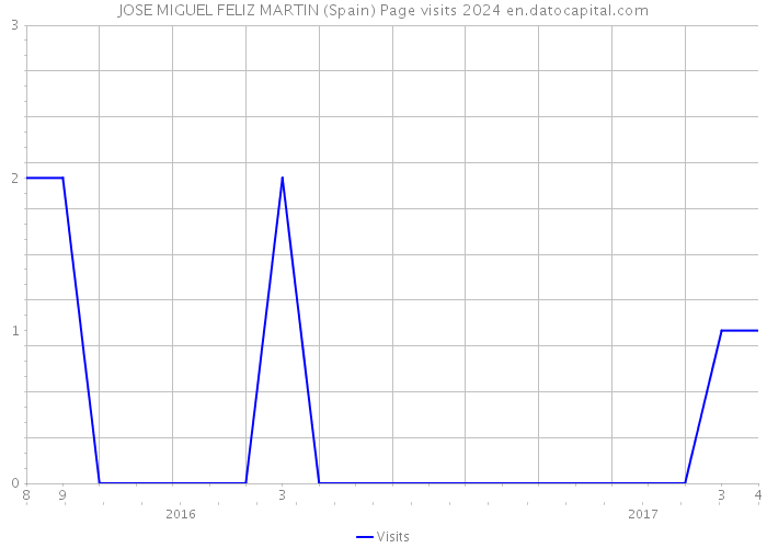 JOSE MIGUEL FELIZ MARTIN (Spain) Page visits 2024 