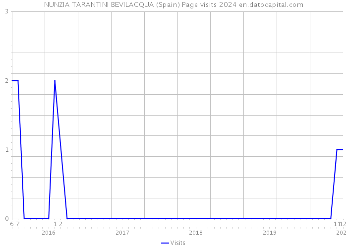 NUNZIA TARANTINI BEVILACQUA (Spain) Page visits 2024 