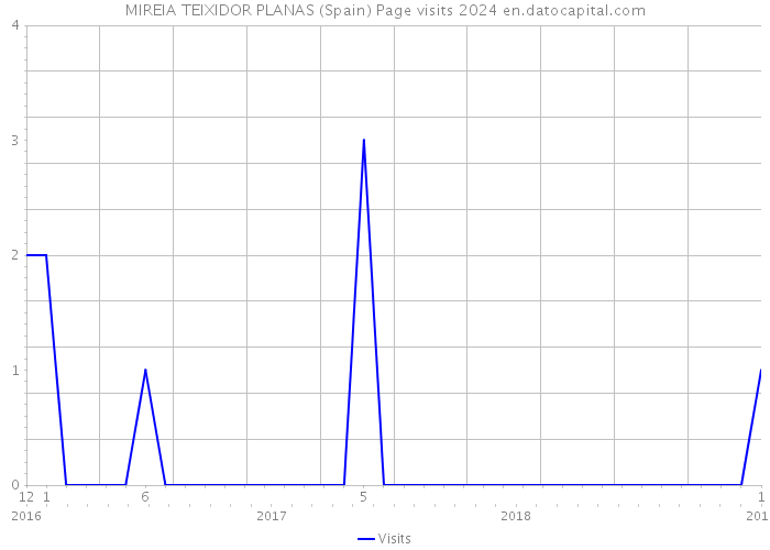 MIREIA TEIXIDOR PLANAS (Spain) Page visits 2024 