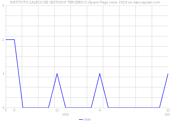 INSTITUTO GALEGO DE XESTION P TERCEIRO S (Spain) Page visits 2024 