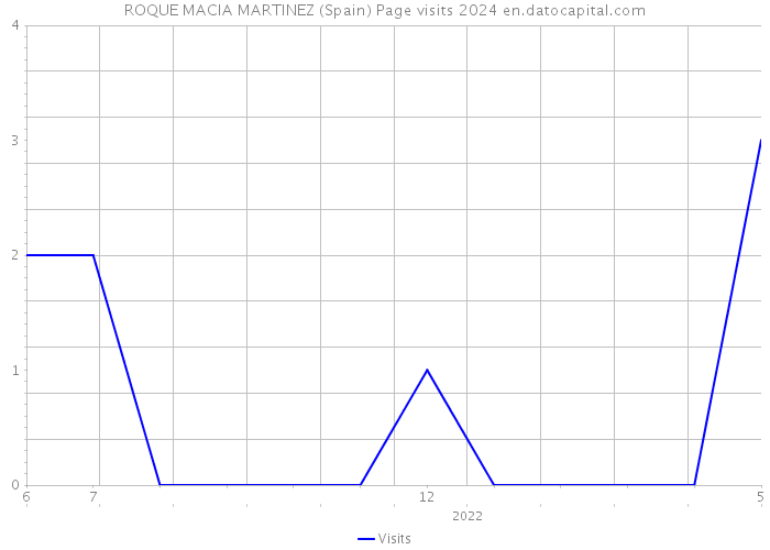 ROQUE MACIA MARTINEZ (Spain) Page visits 2024 