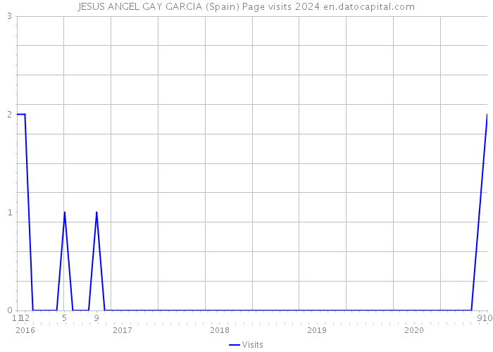 JESUS ANGEL GAY GARCIA (Spain) Page visits 2024 