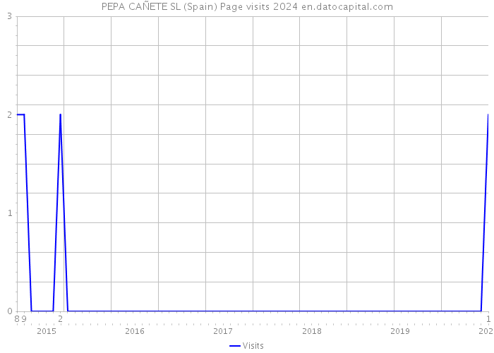 PEPA CAÑETE SL (Spain) Page visits 2024 