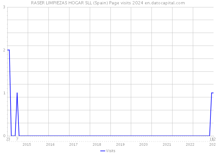 RASER LIMPIEZAS HOGAR SLL (Spain) Page visits 2024 