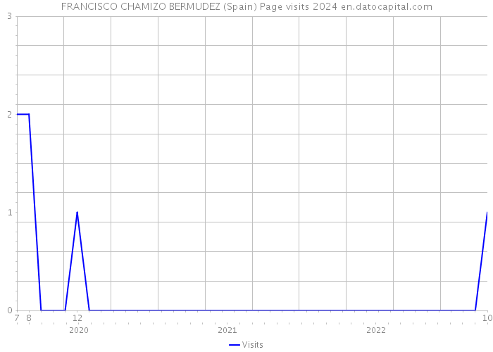 FRANCISCO CHAMIZO BERMUDEZ (Spain) Page visits 2024 